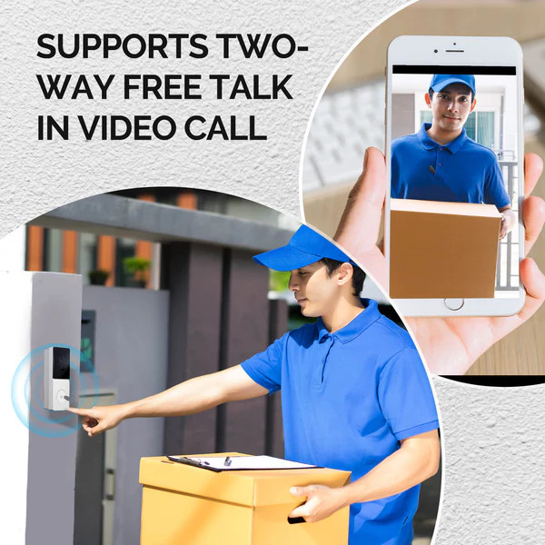 زنگ درب تصویری WiFi هوشمند Tuya برند Moes مدل SC060-WCB2