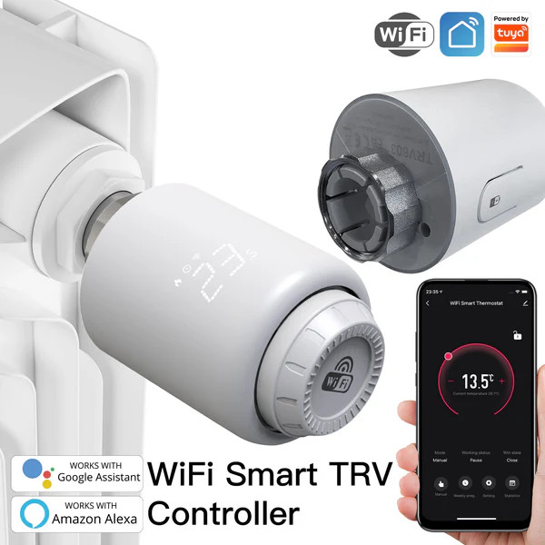 شیر رادیاتور هوشمند ترموستاتیک ضد رسوب برند Moes مدل WTRV-PJ-603