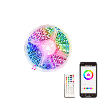 ریسه نور LED هوشمند RGB با کنترل WiFi برند MOES مدل WLS-TD-RGB-EU-PM5M-MS