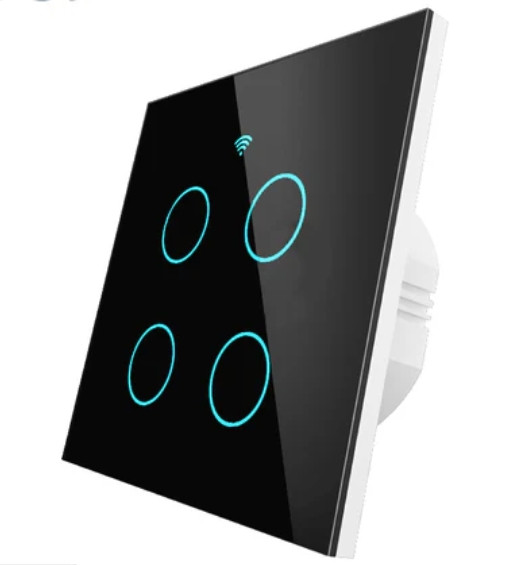 کلید 4 پل هوشمند لمسی WiFi
