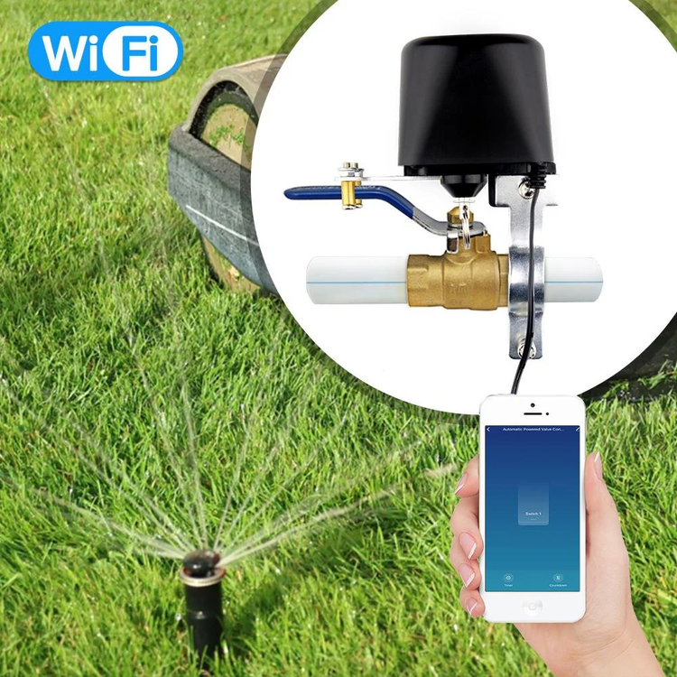 شیر برقی هوشمند ZIGBEE آب/گاز MOES – مدل ZV-LZ-US-BK-EN