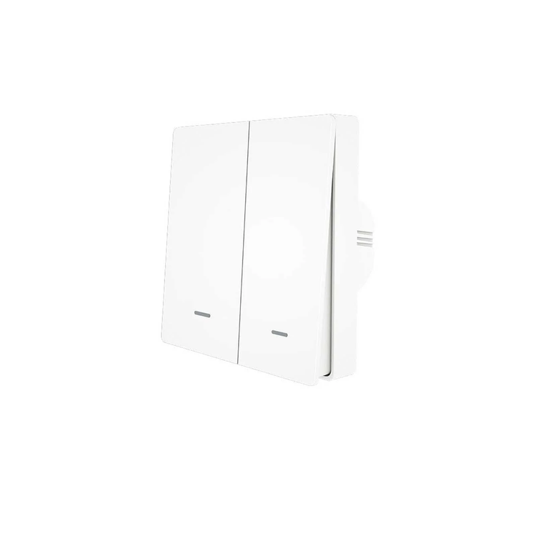 کلید دو پل هوشمند پیانویی WiFi برند Moes مدل WRS-B-EU2