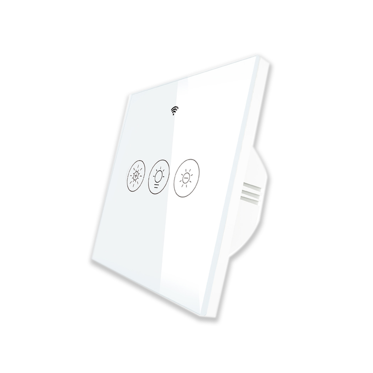 کلید دو پل دیمر ZIGBEE هوشمند لمسی Tuya برند Moes مدل 2ZS-EUD