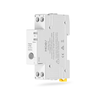 کلید مینیاتوری هوشمند ZIGBEE MOES مدل ZCB-A5-TZ-E1 – کنترل مصرف برق و حفاظت هوشمند