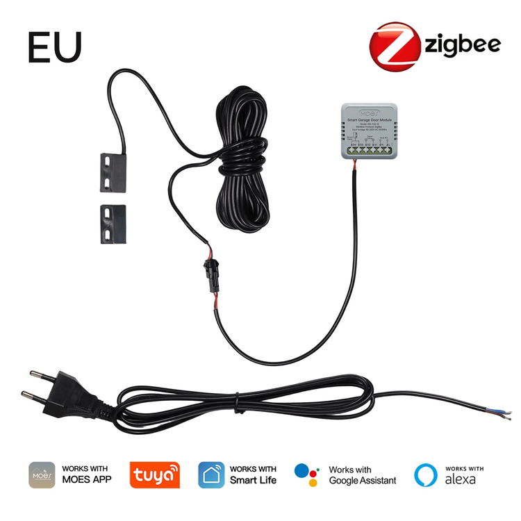 مینی رله هوشمند درب پارکینگ WiFi برند MOES مدل WM-102-M-MS