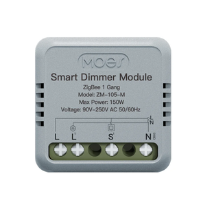 مینی رله دیمر هوشمند تک پل 150 وات ZigBee برند Moes مدل ZM-105-M