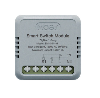 مینی رله هوشمند 10 آمپر ZigBee برند Moes مدل ZM-104-M