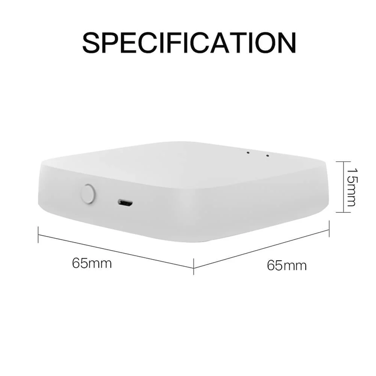 هاب مرکزی هوشمند MOES مدل MHUB-W – گیتوی چندحالته ZigBee + Bluetooth