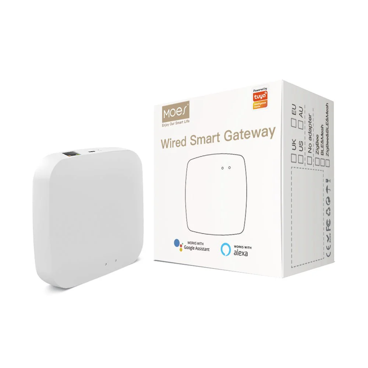 هاب مرکزی هوشمند کابلی و بیسیم MOES مدل MHUB گیتوی ZigBee + Bluetooth WIRED/WIRELESS