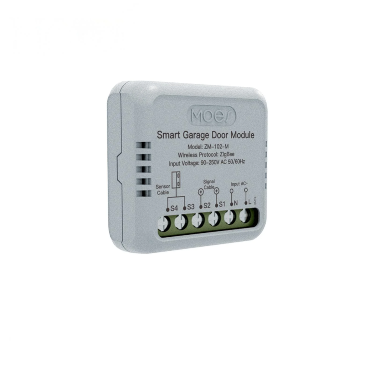 مینی رله هوشمند درب پارکینگ ZigBee برند MOES مدل WM-102-M-MS
