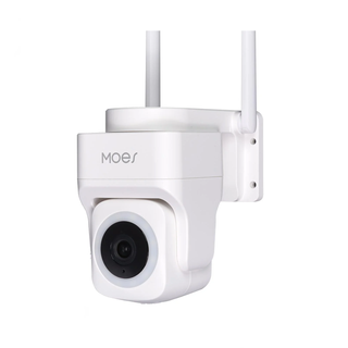 دوربین هوشمند فضای باز MOES مدل WCM-B66-EU-MS – دوربین WiFi و LAN با کیفیت 3 مگاپیکسل، چرخش 355 درجه و استاندارد IP65