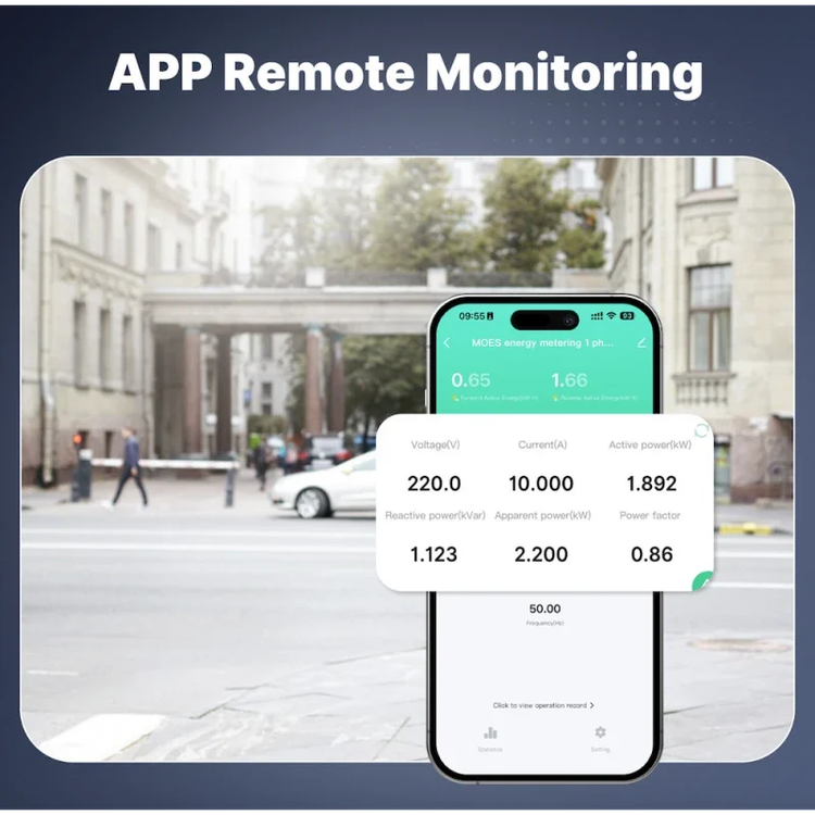 ماژول اندازهگیری مصرف برق تکفاز MOES مدل ZM-1P100M Zigbee